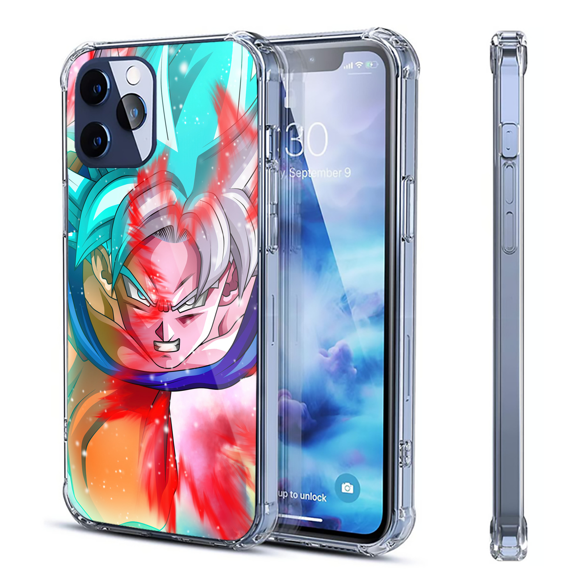 （画像用） ドラゴンボール DRAGON BALL 【iPhone 12シリーズ対応】透明スマホケース（クリアソフトケース）